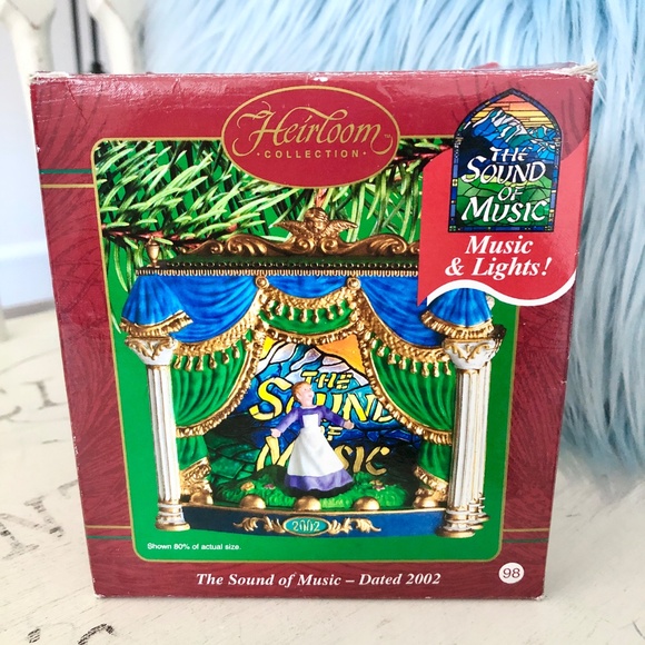 The Sound of Music, Broadway, Light, Sound, Vintage 2002 Carlton Cards, Ornament - Picture 3 of 16